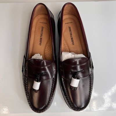 Johnston & Murphy Shoe Men 10.5 D Leather Hayes Tassel  display picture 1