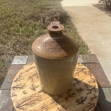 Talbot & Co Soda Water Works Ipswich Doulton Lambeth stoneware Jug 1 Gal