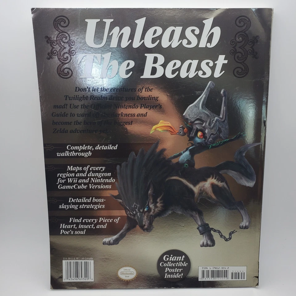 Zelda Twilight Princess Official Nintendo Power Player's Guide With Poster - Image 2 of 4