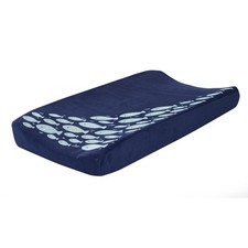 Lambs  Ivy Oceania Changing Pad Cover - Blue, Aquatic, Animals