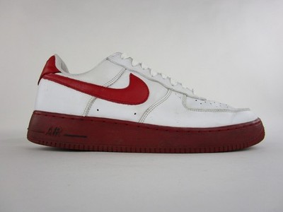 Nike Air Force 1 Low White Varsity Red Sneakers 306353-163 Mens Size 8.5 Nike Air Force 1 White - 306353-163 for Sale | Authenticity  main image 4