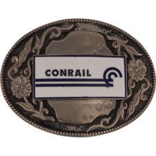 Cr Conrail Train Freight Rail Consolidated Operations 81 Nos Vintage Belt Buckle
