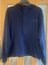 Y3 navy hoody size large 