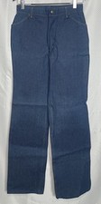 NWT VINTAGE FIBE HOUSE WOMEN'S HELEN JEAN J FLY 4 POCKETS BLUE SIZE 17/18