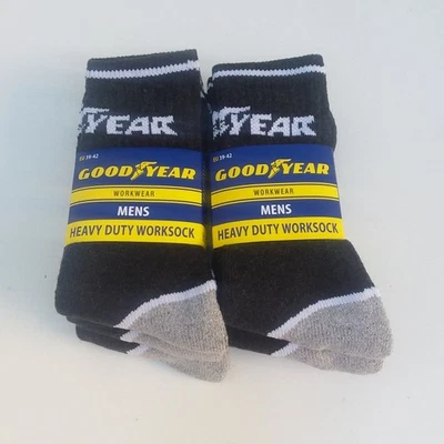 Lot de 6 paires De Chaussettes Chaude de Travail Good Year Noire