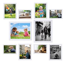 Picture Frame Set 10 pack, Farmhouse Photo Frames, Gallery Wall Frame Collage...