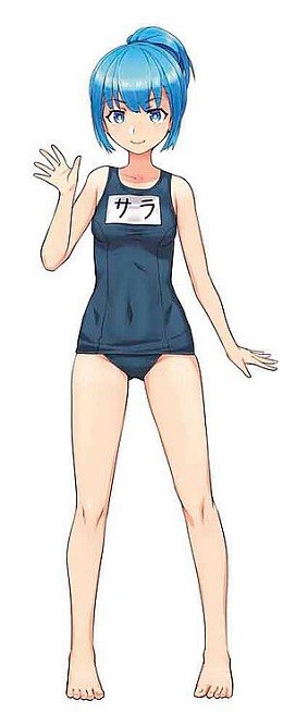 Hasegawa 52299 - 1/12 EGG Girls No. 19, Sara Mayuki, School Swimming Costume