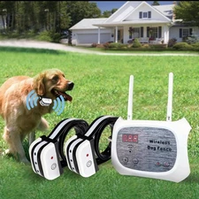 Wireless Dog Fence Electric Pet Containment System, Adjustable Control