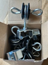 Gisafai 6 Pcs Electric Fence Gate Handles T Post Gate Handle Anchors Double Hook