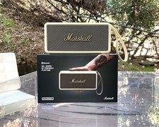 New Marshall Middleton Portable Excellent Bluetooth Wireles Speaker- Cream White