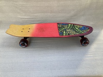 Santa Cruz Land Shark Cruiser Skateboard 8.8x27 Island Sunset Rare