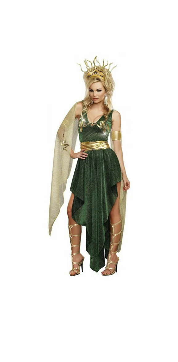 medusa dress The waist has elastic in back for ease. Medusa Bodysuit Costume: Women's Halloween