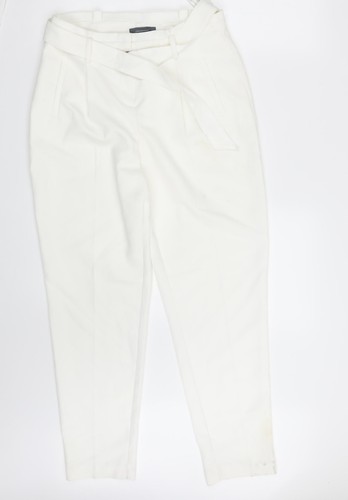 Atmosphere Damenhose aus Elfenbein-Polyester Größe 10 L28 in normalem Zi
