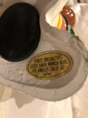 1967-68 SEATTLE SUPER SONICS CERAMIC BANK - INAUGURAL SEASON!! RARE - MINT! - Picture 4 of 4