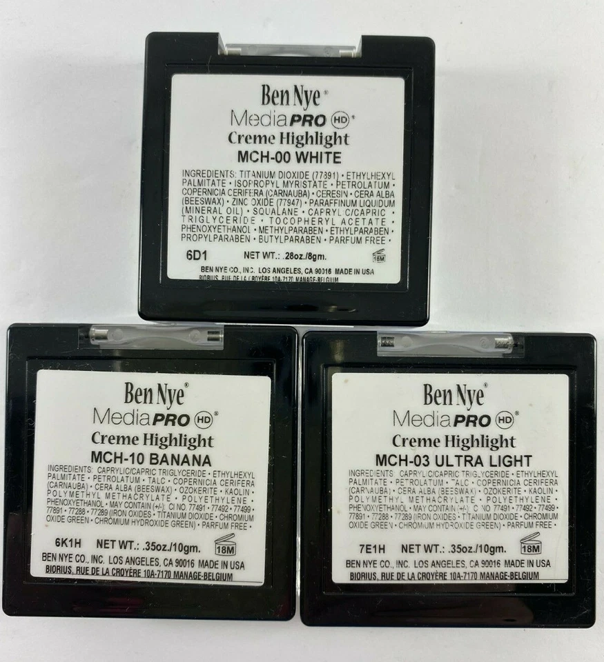 Ben Nye MediaPRO HD Contour Creme Highlight .28 OZ TÚ ELIGES EL TONO Foto 2 de 2