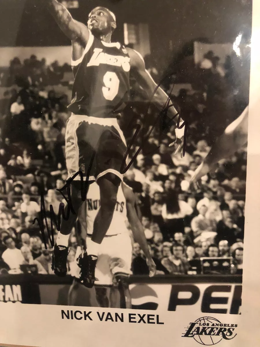 Nick Van Exel Los Angeles Lakers 8X10 Photo Reprint
