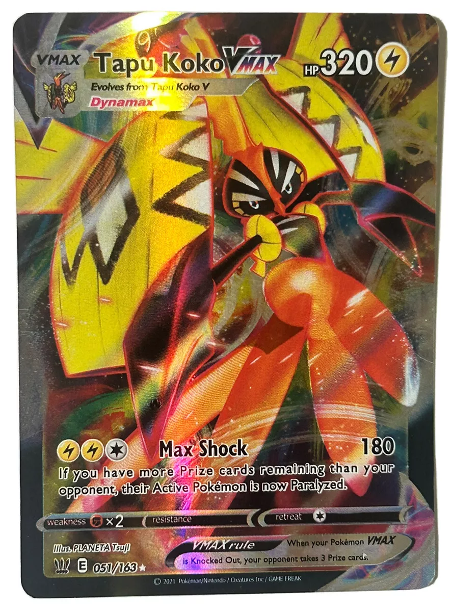 Tapu Koko VMAX (051/163) [Sword & Shield: Battle Styles]