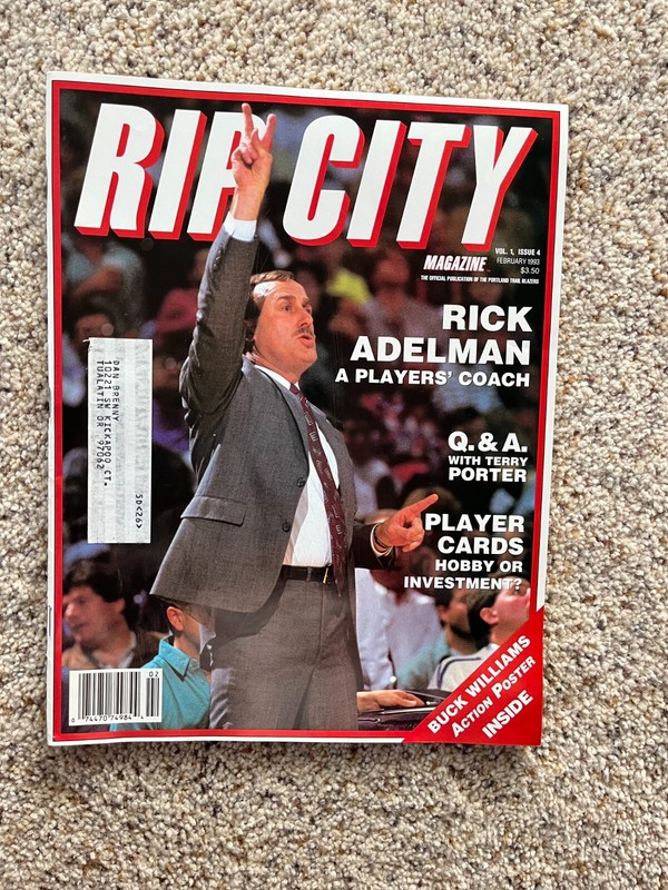 Rip City Magazine Vol. 1 Issue 4 - Rick Adelman - NBA Portland Trailblazers