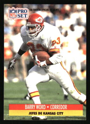 1991 Pro Set Spanish  #540 Barry Word