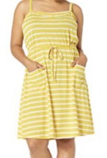 NWT Junarose Plus Size Tilda Strap Above Knee Dress Blue Bell Size 0X