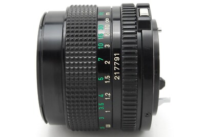 Canon New FD 50mm f/1.4 Manual Focus Standard Portrait Lens from