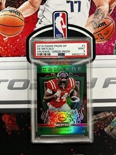 2019 Panini Prizm Draft Picks Football DK Metcalf Crusade Green /5 PSA 9