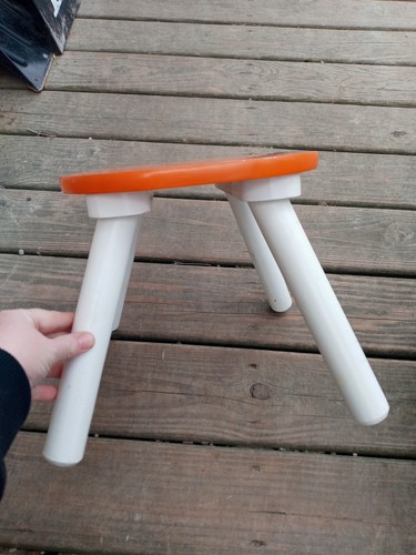 Orange KidKraft Wooden Toddler/Child's Stool - Picture 3 of 8