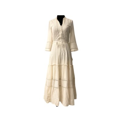 Spell & the Gypsy Collective Loves Me Not Garden Party Dress Cream Sz XS |  eBay