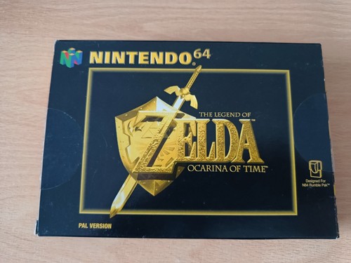 Zelda The Ocarina of Time N64 Nintendo 64 PAL CIB Half Sealed Near Mint