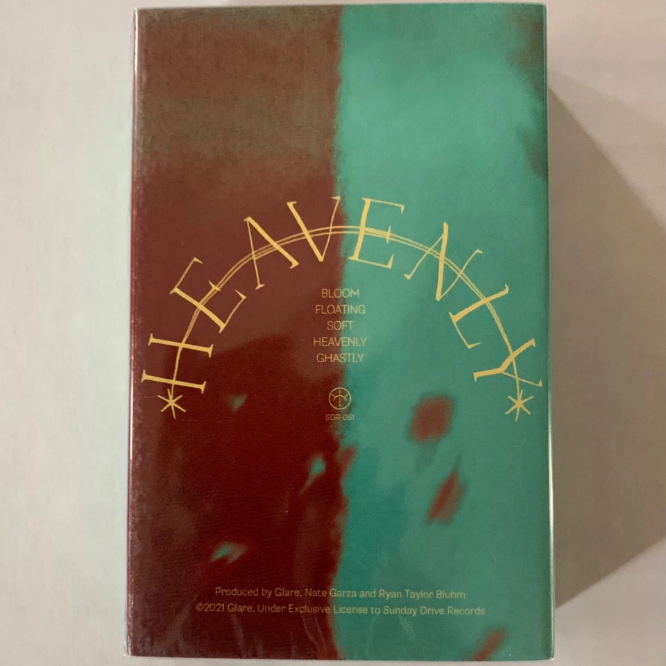 GLARE Heavenly EP Cassette Tape 100 SEALED-Leaving Time Fleshwater Superheaven - Image 3 of 4