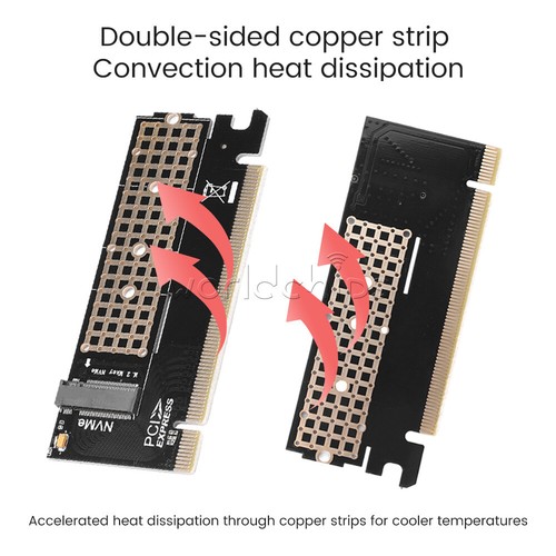 PCIE NVME Adapter M2 Erweiterungskarte unterstützt 2230 2242 2260 2280 M.2 NVME SSD - Bild 10 von 23