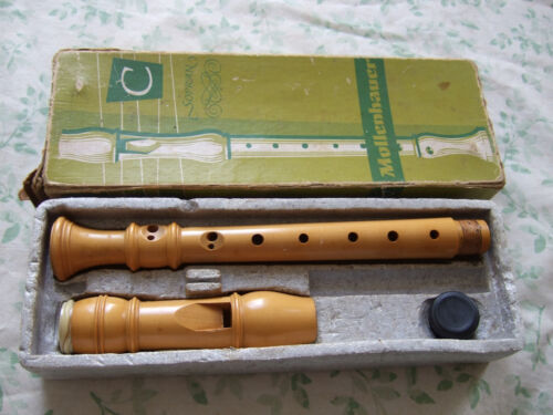 Mollenhauer Dolce II (similar Denner) Soprano / Descant Recorder, Boxwood, good
