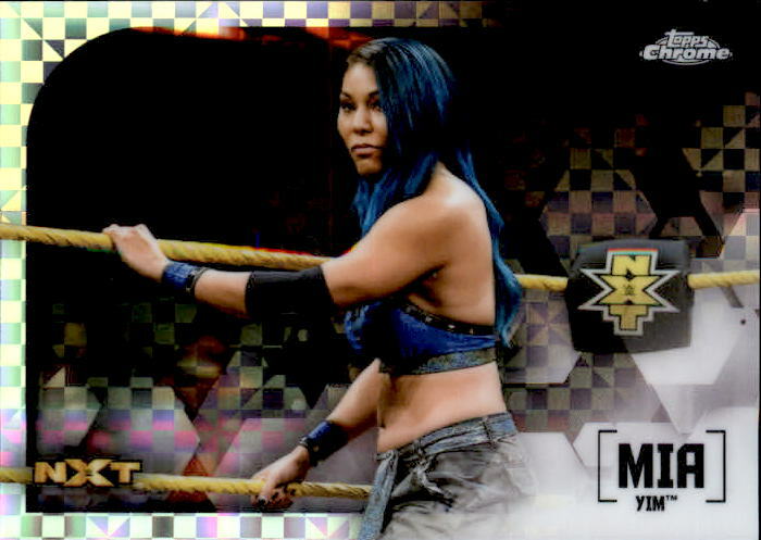 MYEMページ Mia Yim 2020 Topps Chrome WWE X-Fractor Parallel Card #88 | eBay