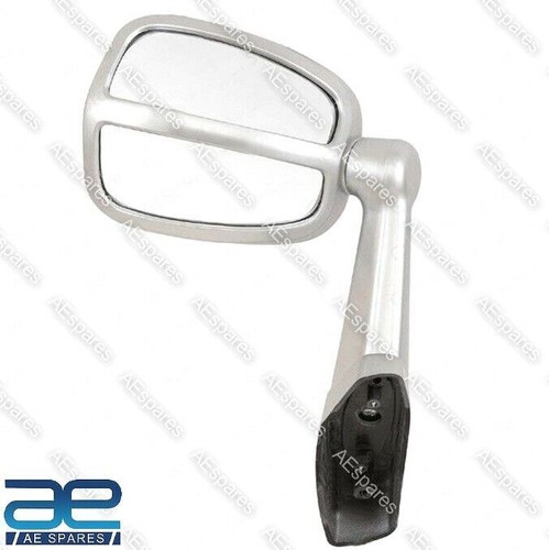 Car Bonnet Fender Side Mirror Wide Angle View LH Side Silver Universal Fit New - Bild 2 von 3