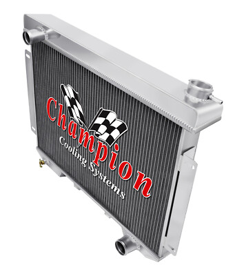 SubZero Champion 3 Row All Aluminum Radiator for 1957 - 1959 Ford Club L6 Engine