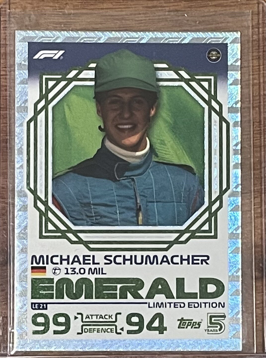2024 Topps Turbo Attax Michael Schumacher Emerald Limited Edition #LE21
