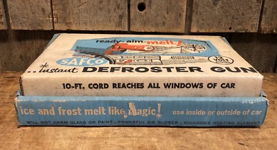 Vintage SAFCO Defroster Gun A.G. BUSCH & Co Auto Car Garage With 
