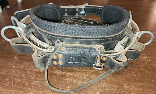 Buckingham 2014Mp2 Lineman Climbing Belt Size 22 Men's/Women's With Accessories