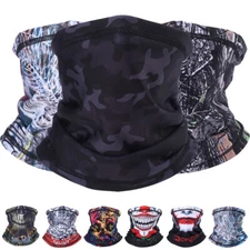 Winter Fleece Neck Warmer Gaiter Face Mask Scarf Halloween Ski Bandana Scarves