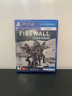 Firewall Zero Hour PS4 PlayStation VR LikeNew