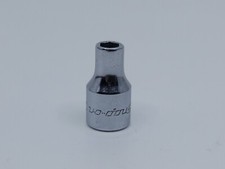 Snap-On Tools TM6 1/4" Drive 6 Point 3/16" Flank Drive Shallow Chrome Socket USA