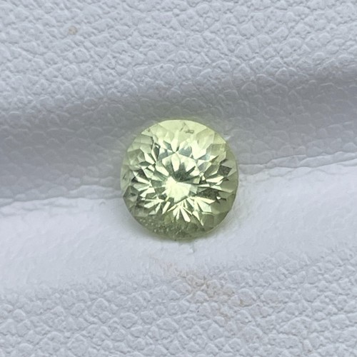 Natural Yellow Chrysoberyl 1.05 Cts Round Cut 6mm Jewelry Ring Gift Gemstone - Picture 4 of 6