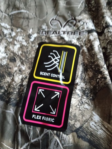 Realtree Edge Camo Scent Control Long Sleeve Performance Flex T Shirt S,M,L,XL - Picture 2 of 4