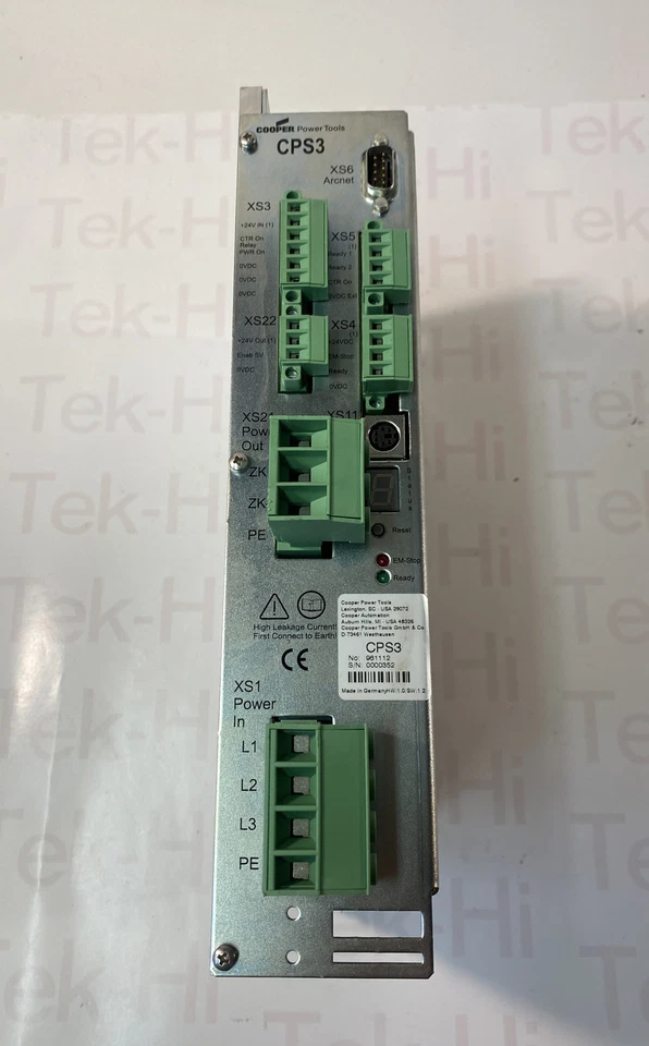 COOPER POWER TOOLS CPS3 NO:961112 SERVO DRIVE CPS3 OVERNIGHT SHIPPING - Image 2 of 4