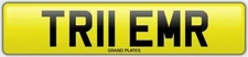 Tremor number plate tremors CHERISHED REGISTRATION TR11 EMR CAR REG FEES INCLUDE