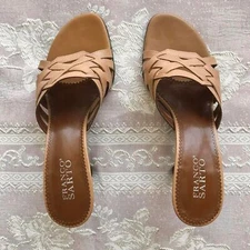 Franco Sarto Women's Tan Mules