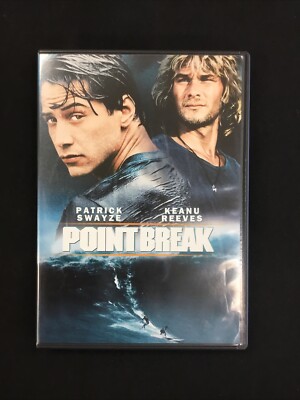 POINT BREAK (DVD 1991) KEANU REEVES PATRICK SWAYZE 90s Classic!