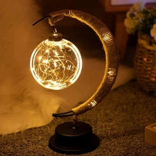 3D Night Lamp LED Moon Sepak Takraw Lamp Christmas Decoration Night Light Bedsid
