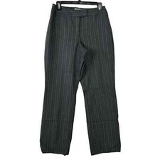 Pendleton Striped Virgin Wool Lined Women's Gray Dress Pants Size 4