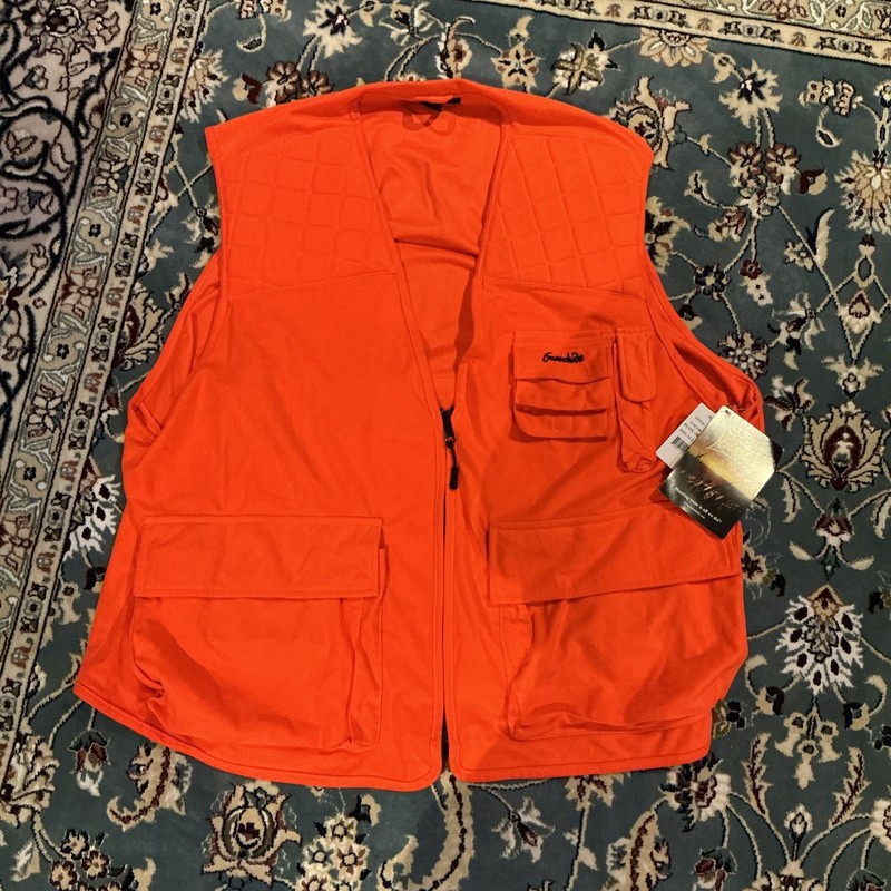 Game Hide Breaker Vest 2.0 Blaze Orange Hunting Vest Men’s Size 3X New Tags